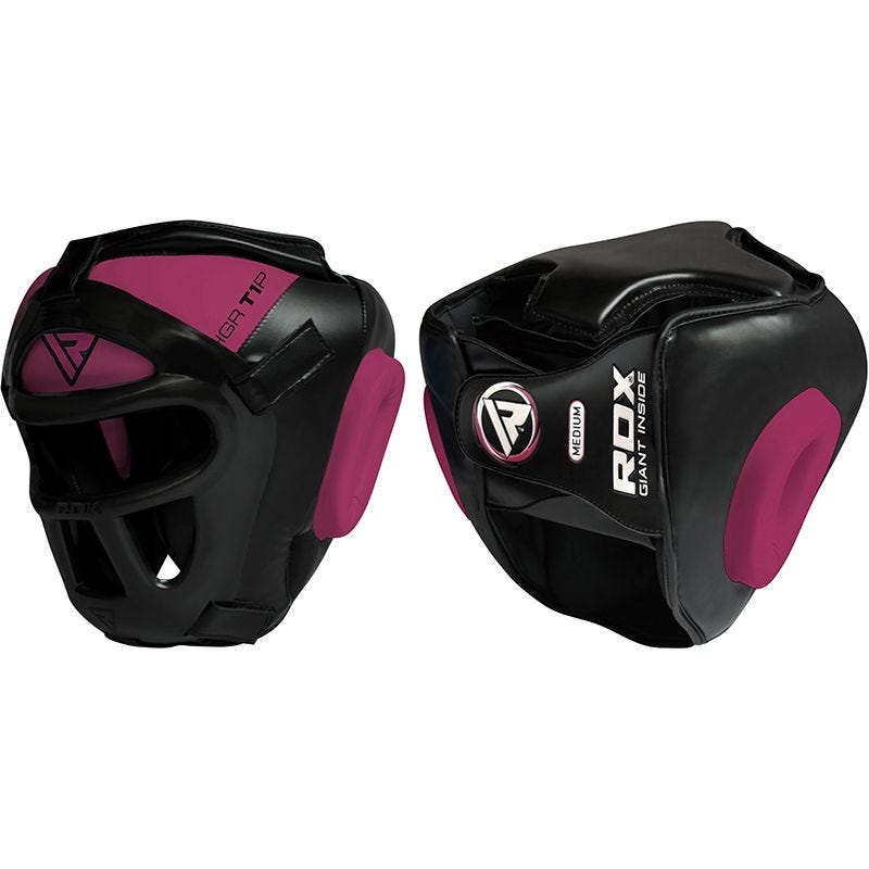 Rdx Sports RDX T1 Pink Head Guard With Face Cage