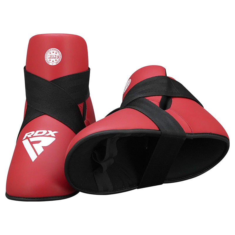 Rdx Sports RDX T1 WAKO Foot Protector Red