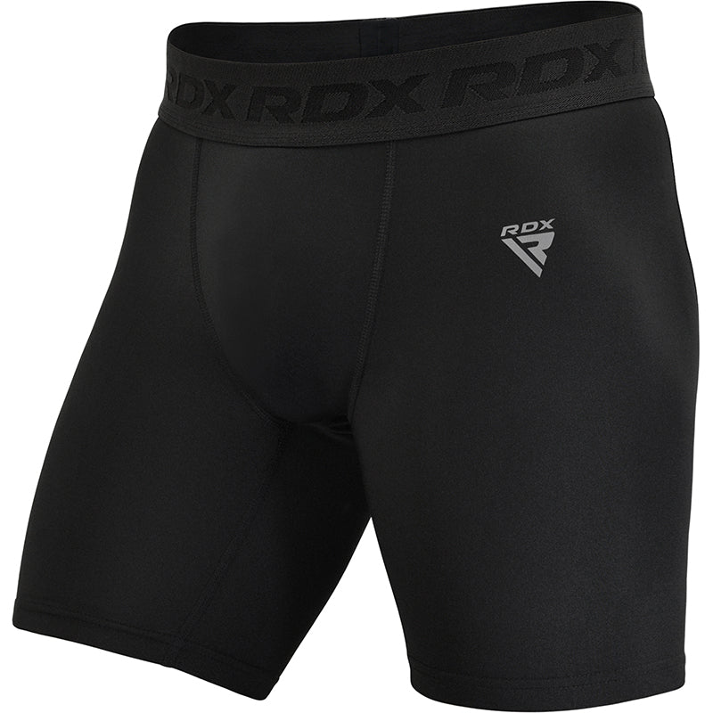 Rdx Sports RDX T15 Black Compression Shorts