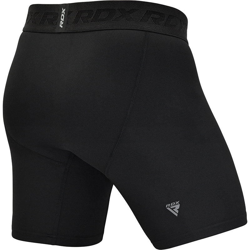 Rdx Sports RDX T15 Black Compression Shorts