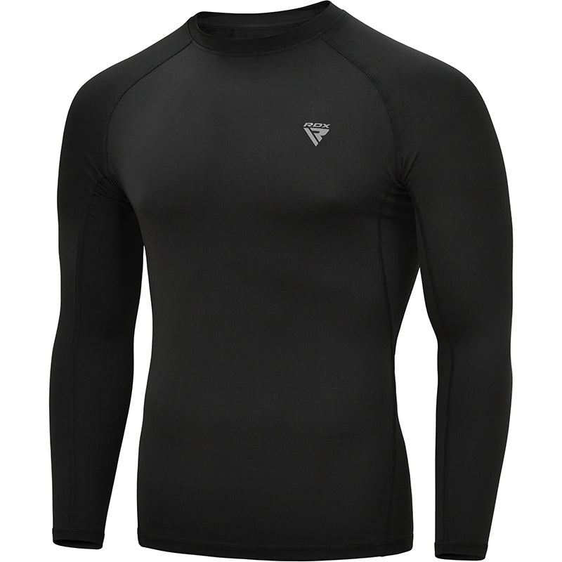 rdx sports RDX T15 Long Sleeve Black Rash Guard
