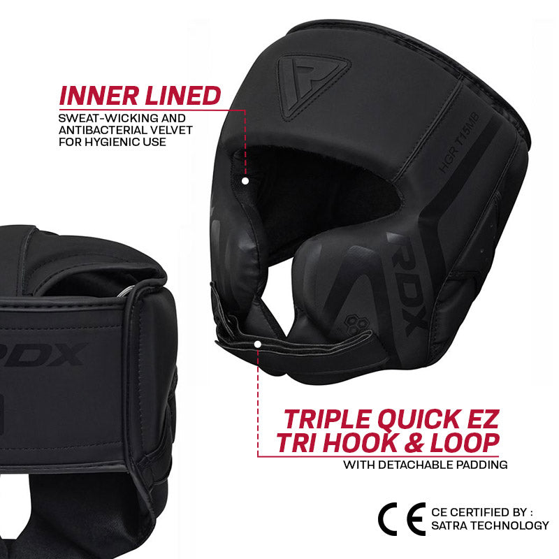 Rdx Sports RDX T15 Noir Cheek Protector Head Guard