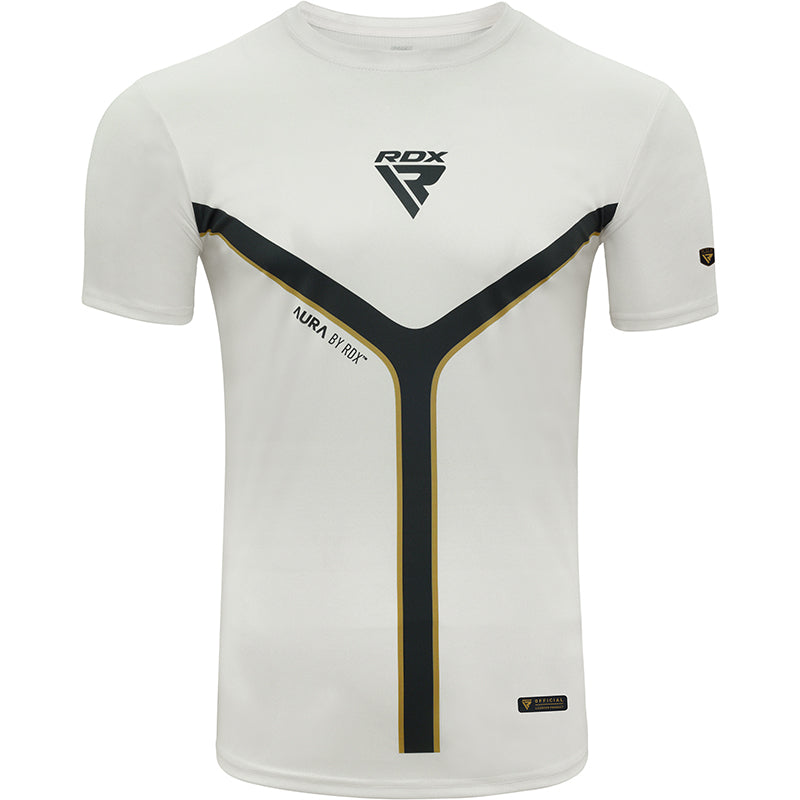 Rdx Sports RDX T17 Aura Short Sleeve White T-Shirt