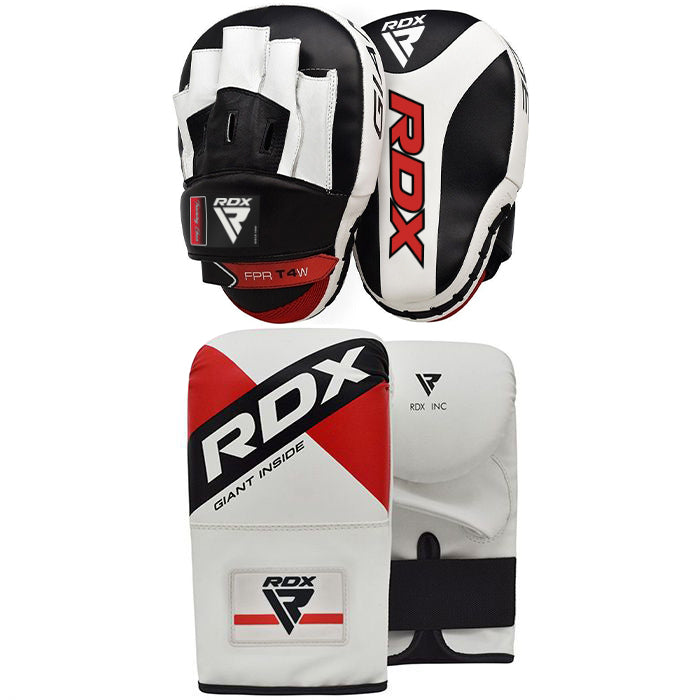 rdx sports RDX T4 Bag Gloves with Boxing Pads