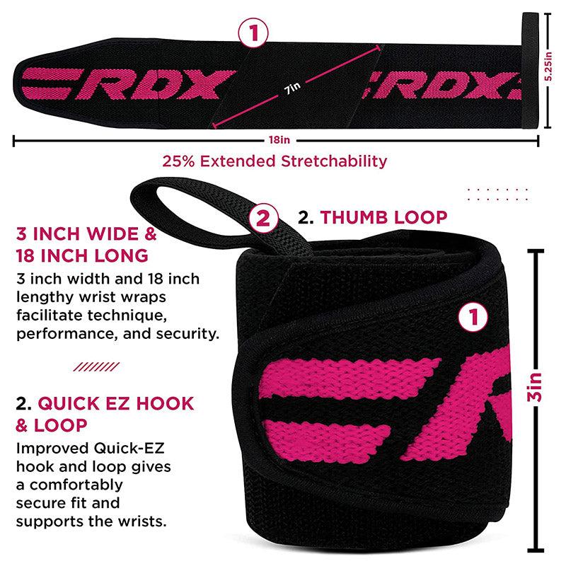 Rdx Sports RDX W2 Bodybuilding Wrist Wraps
