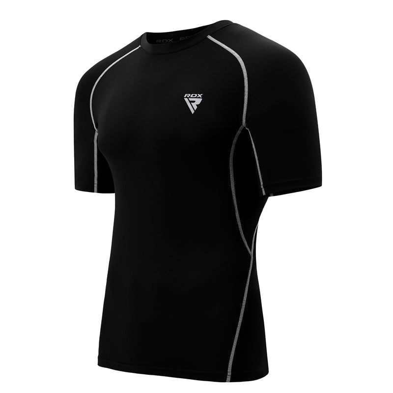 Rdx Sports RDX X5 Short Sleeve Black Rash Guard