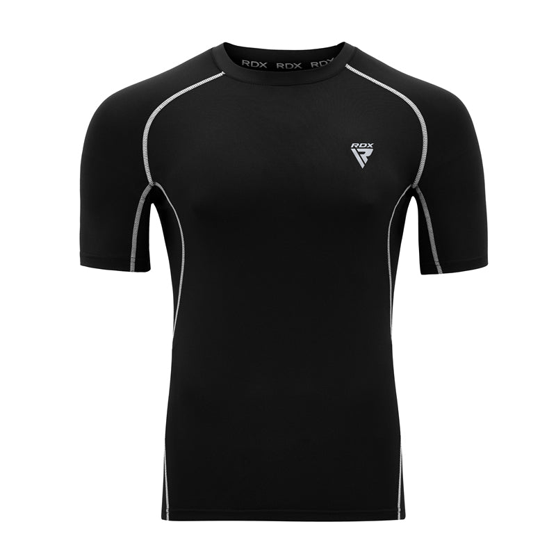 Rdx Sports RDX X5 Short Sleeve Black Rash Guard