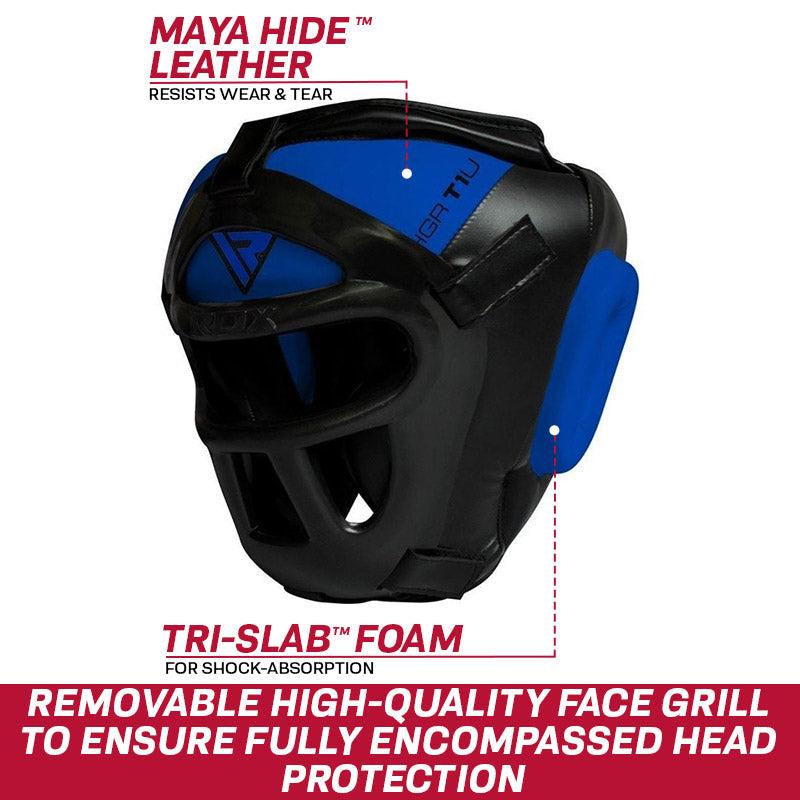 Rdx Sports RDX T1 Head Guard With Removable Face Cage