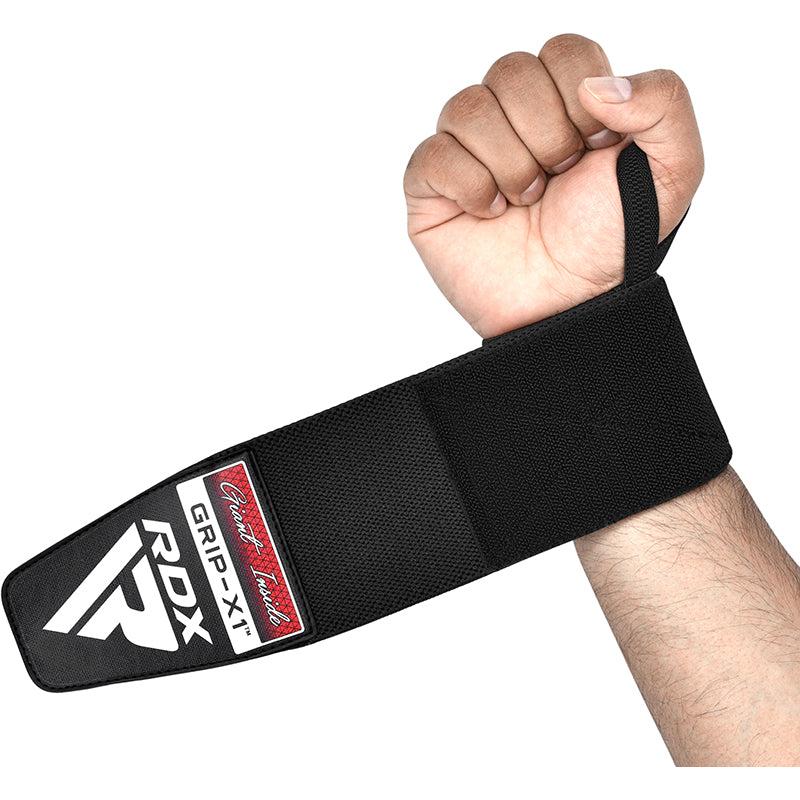 Rdx Sports RDX W3 IPL USPA Approved Powerlifting Wrist Support Wraps With Thumb Loops OEKO-TEX Standard 100 Certified