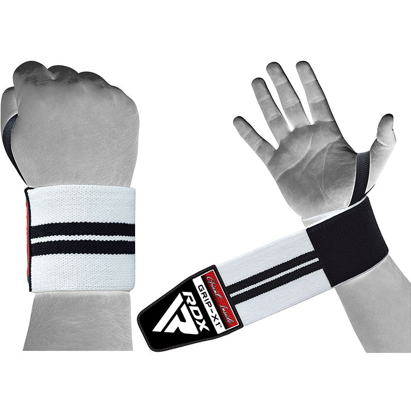 rdx sports RDX W3W Weight Lifting Wrist Support Wraps With Thumb Loops Oeko-Tex Standard 100 Certified