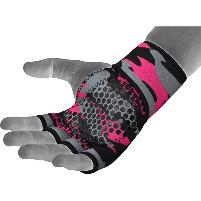 Rdx Sports RDX X3 Pink Weightlifting Grips For Women