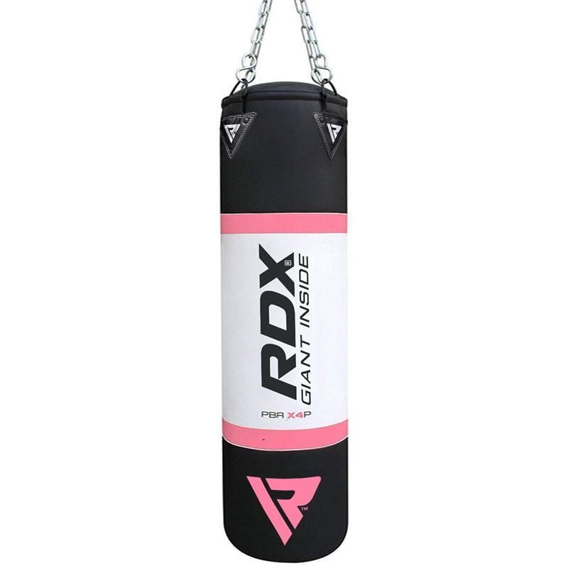 rdx sports RDX X4 4ft 4-in-1 Punch Bag with gloves & wall Bracket Set
