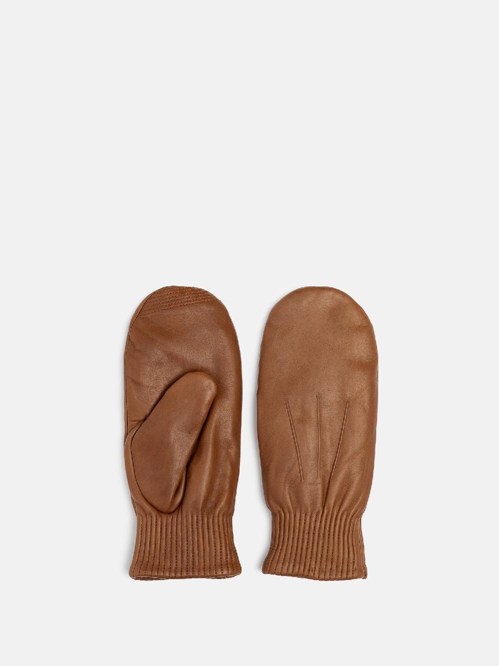 Re Designed Hera Mitten Wool - Cognac