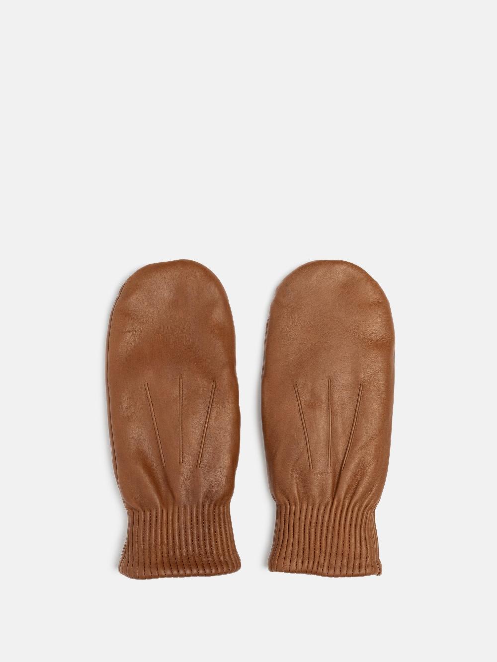 re designed Hera Mitten Wool - Cognac