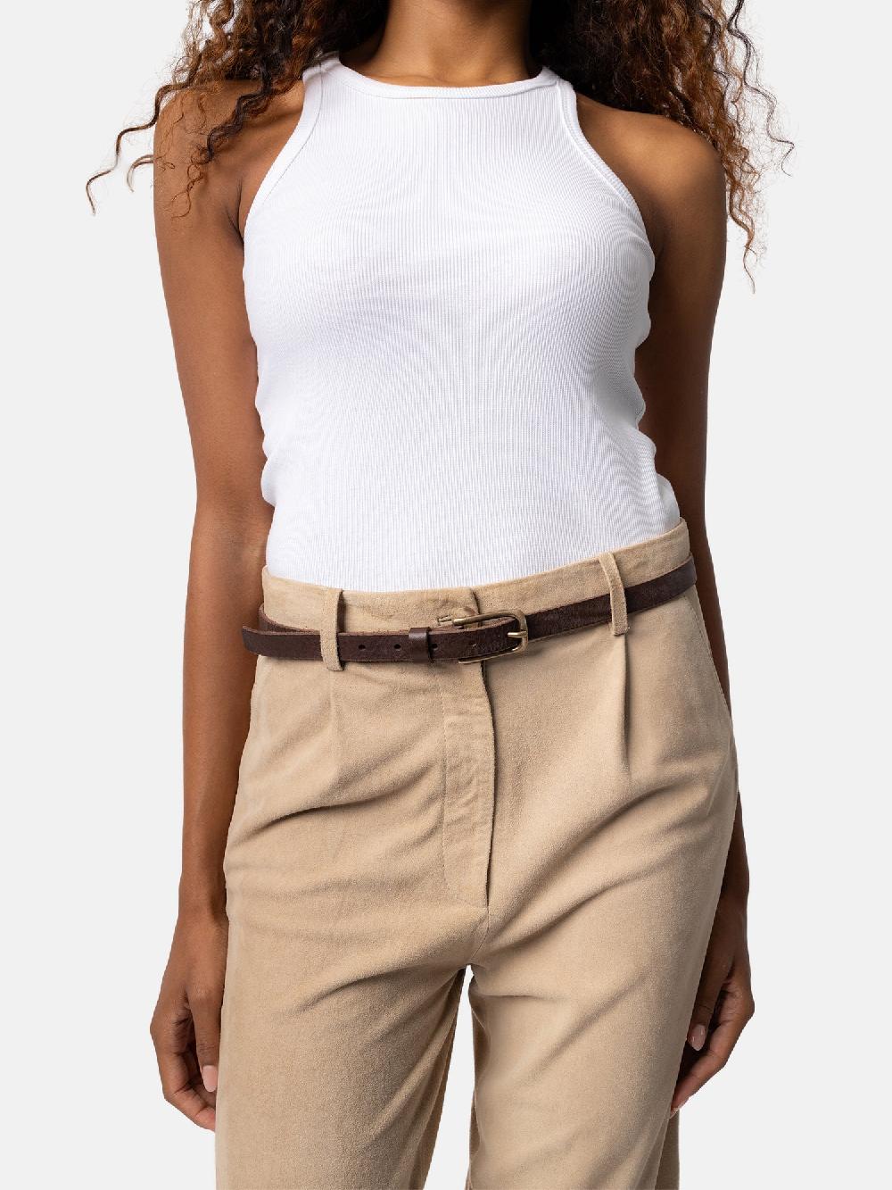 Re Designed Jeanne Slim - Brown