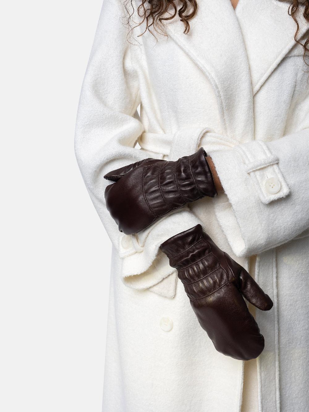 Re Designed Kara Mitten - Warm Brown