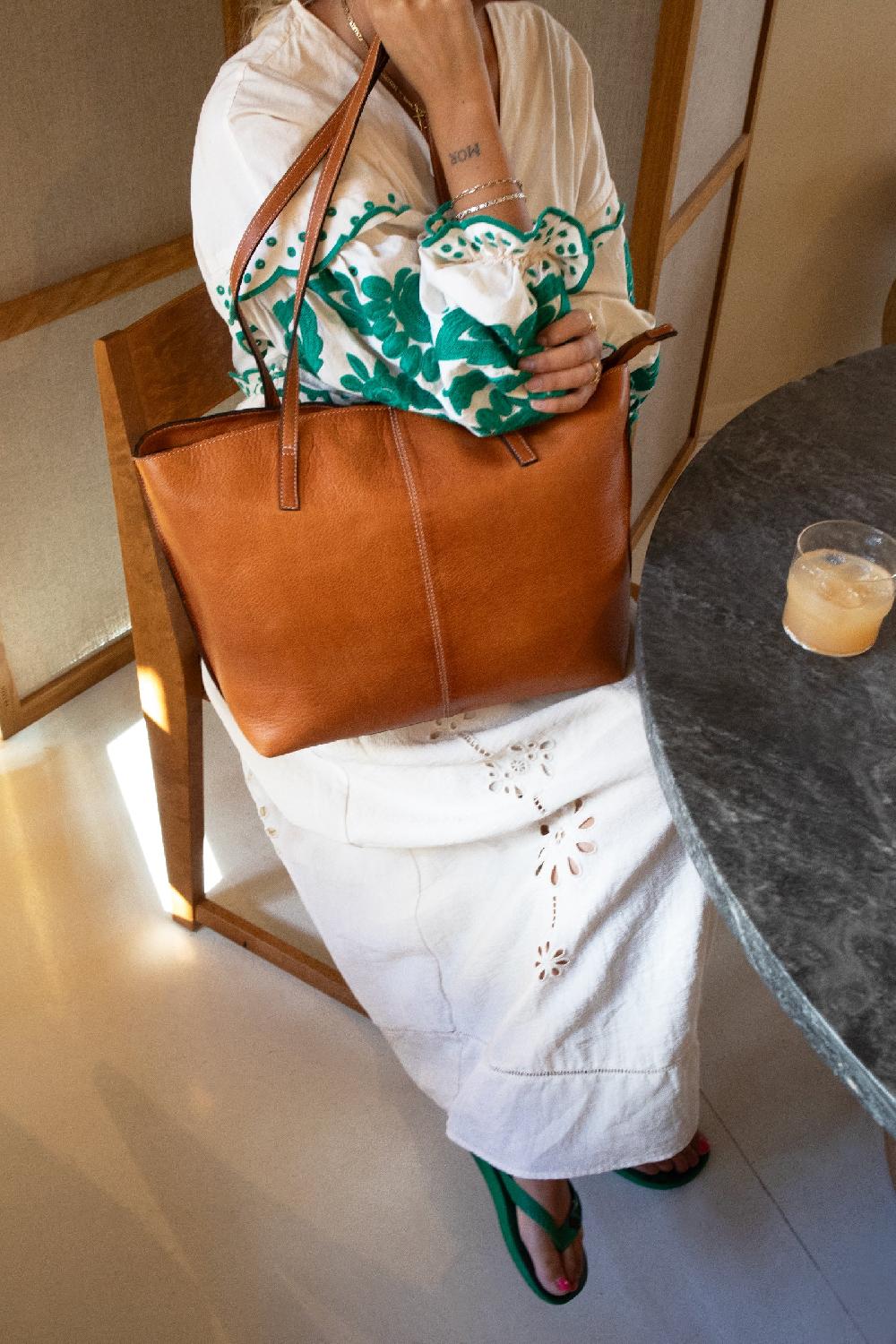 Re Designed Malou Small - Burned Tan