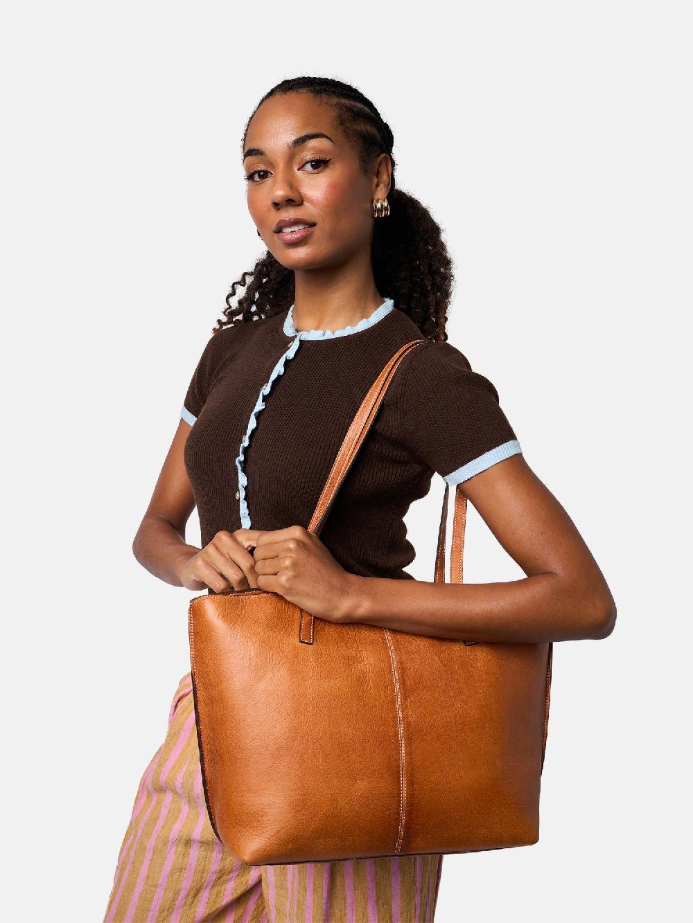 Re Designed Malou Small - Burned Tan