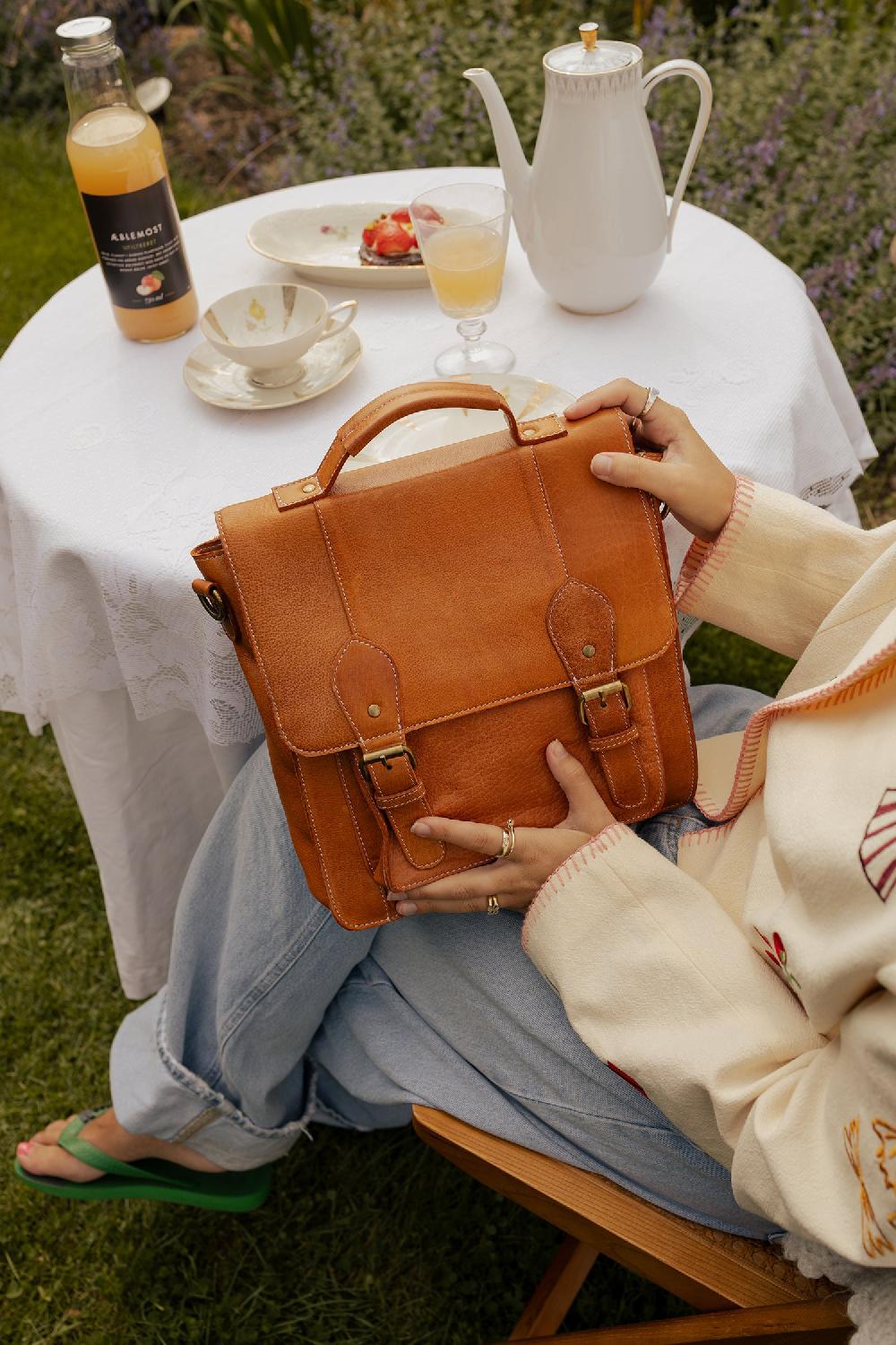 Re Designed Melia Medium - Burned Tan