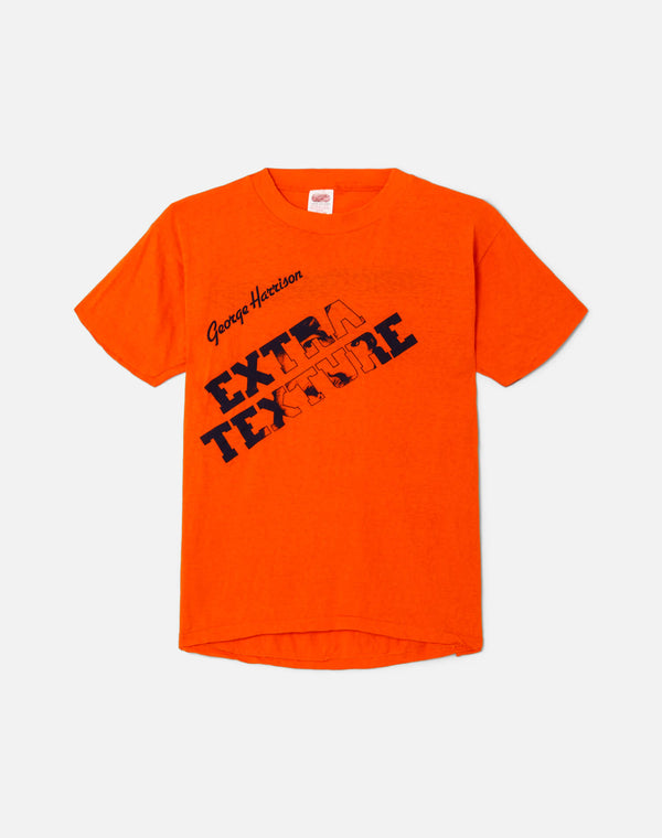 re done 1975 George Harrison Extra Texture Tee Orange