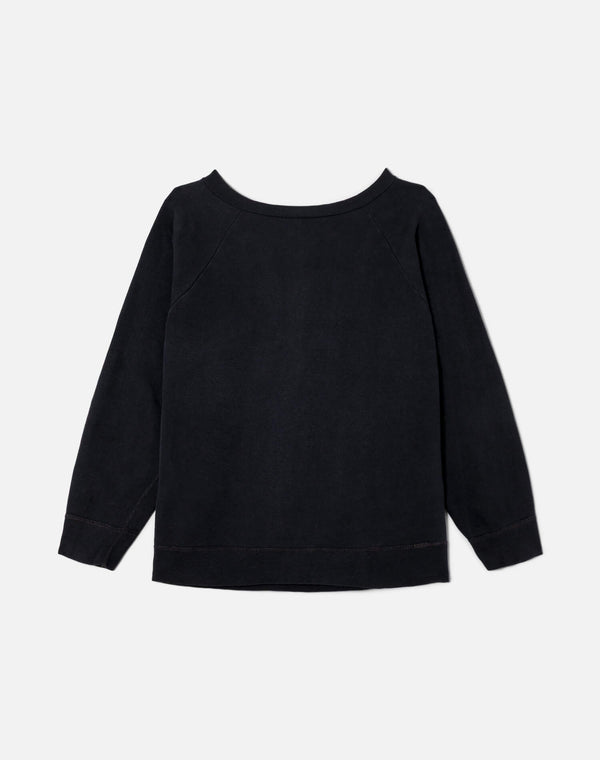 Re Done 60s Hanes Wind Shield New York Sweatshirt Black