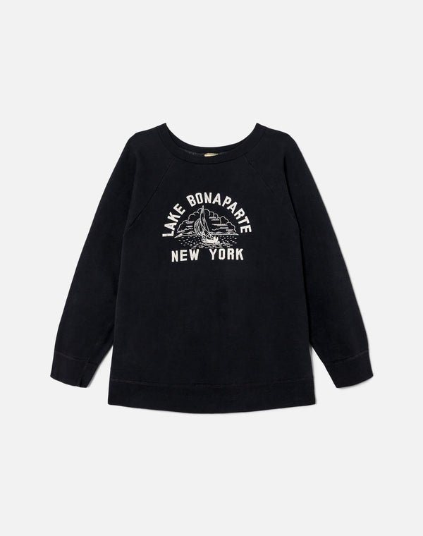 re done 60s Hanes Wind Shield New York Sweatshirt Black