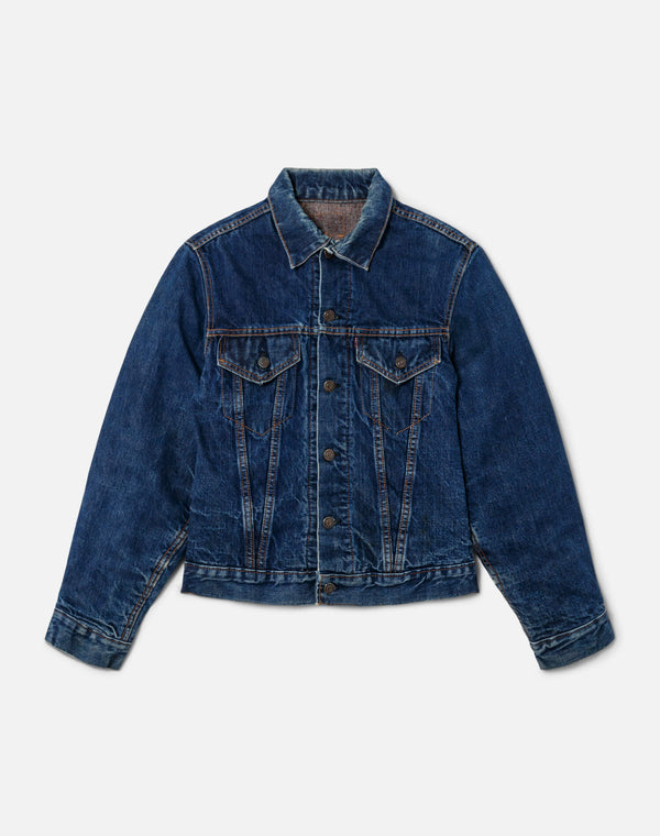 re done 70s Levi's Blanket LIned Type 3 Jacket Blue