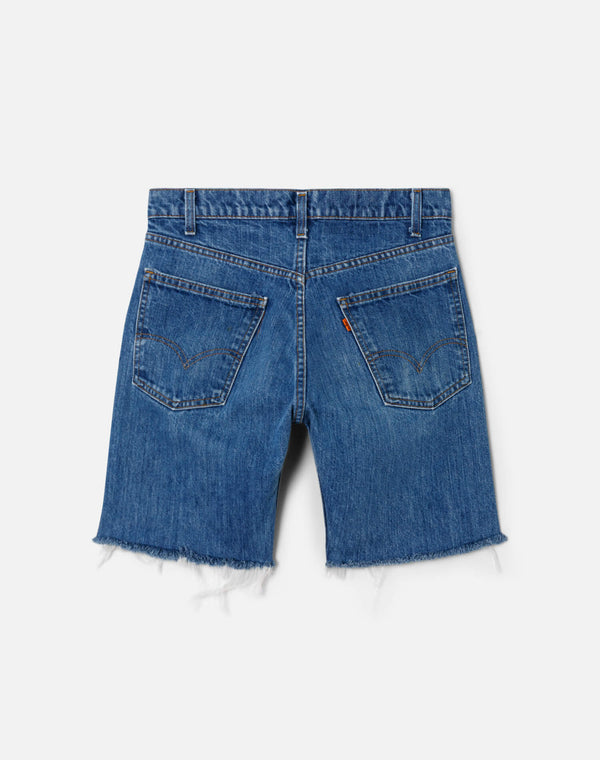Re Done 80s Levi's Orange Tab Cut Off Shorts Dark Indigo