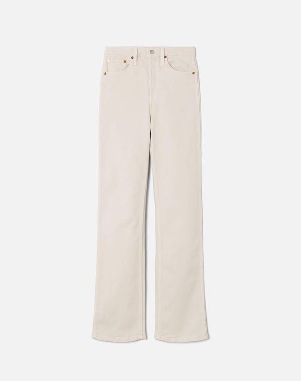 Re Done Comfort Stretch 90s High Rise Loose Vintage White