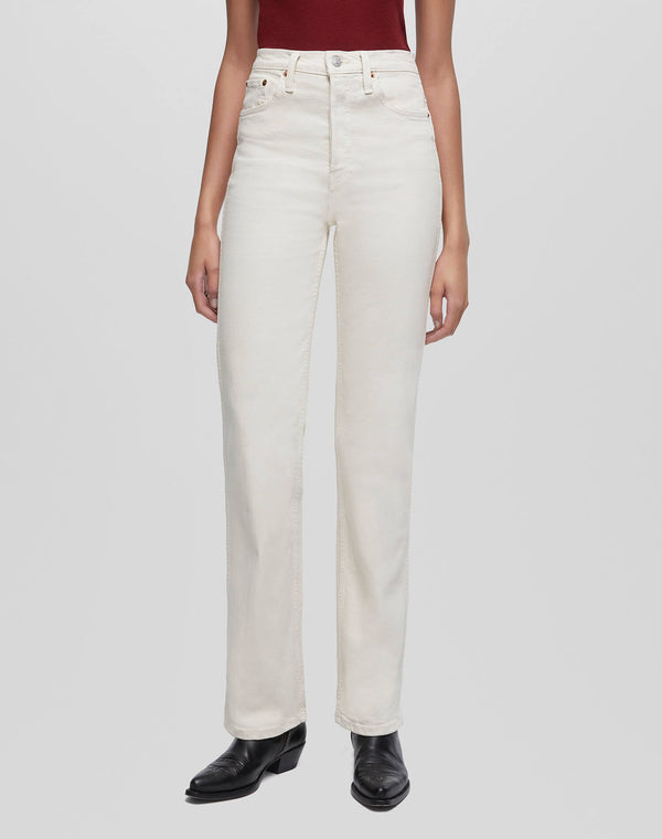 re done Comfort Stretch 90s High Rise Loose Vintage White