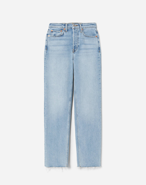 Re Done Comfort Stretch High Rise Stove Pipe Mid 90s