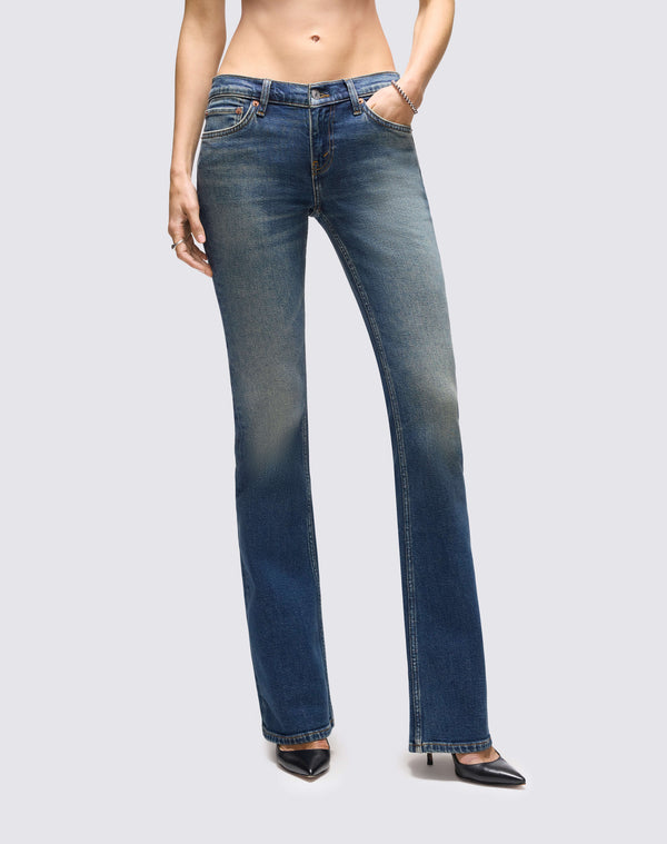 re done Comfort Stretch Low Rise Micro Boot Smoke Water