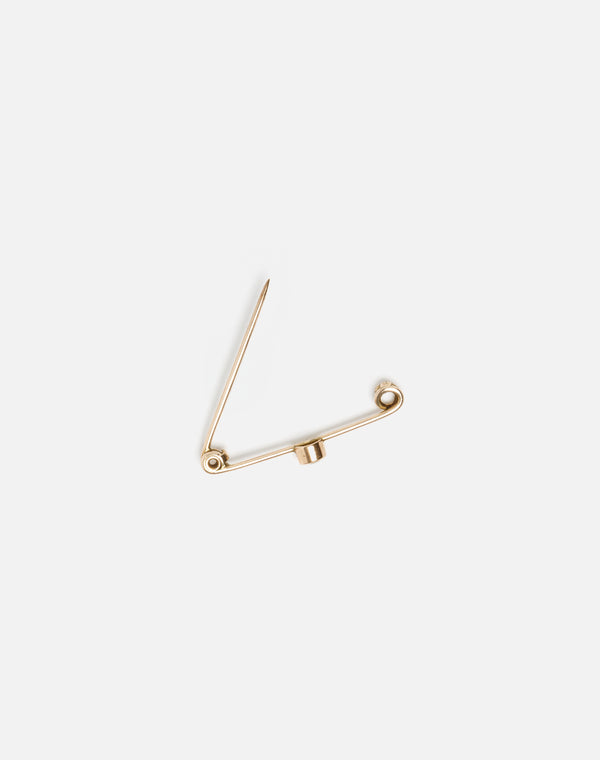 Re Done 1900s 14k Gold And Peridot Broch Pin Green