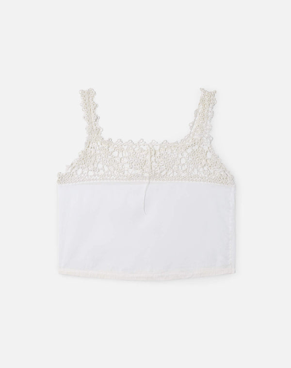 re done 1910s Corset Cover Top White