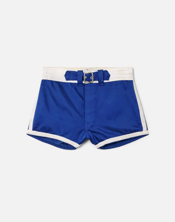 re done 40s Athletic Shorts Blue