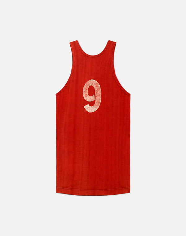 Re Done 40s Athletic Tank Top Red