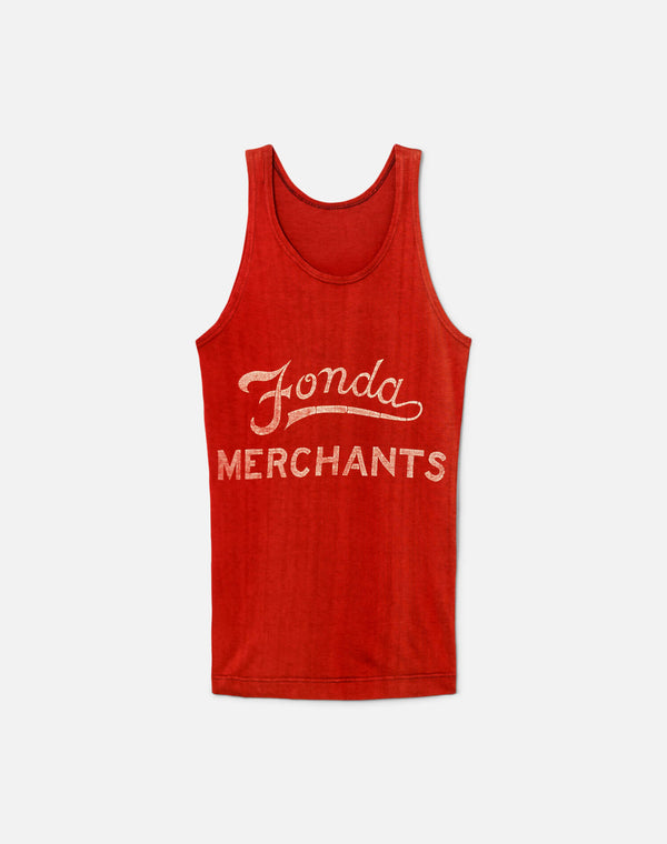 re done 40s Athletic Tank Top Red
