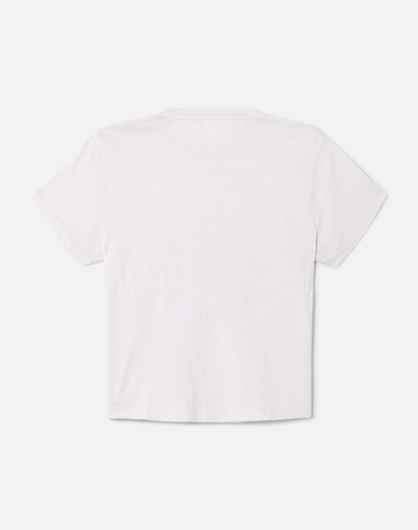 Re Done 50s Boxy "Puppies" Tee Vintage White
