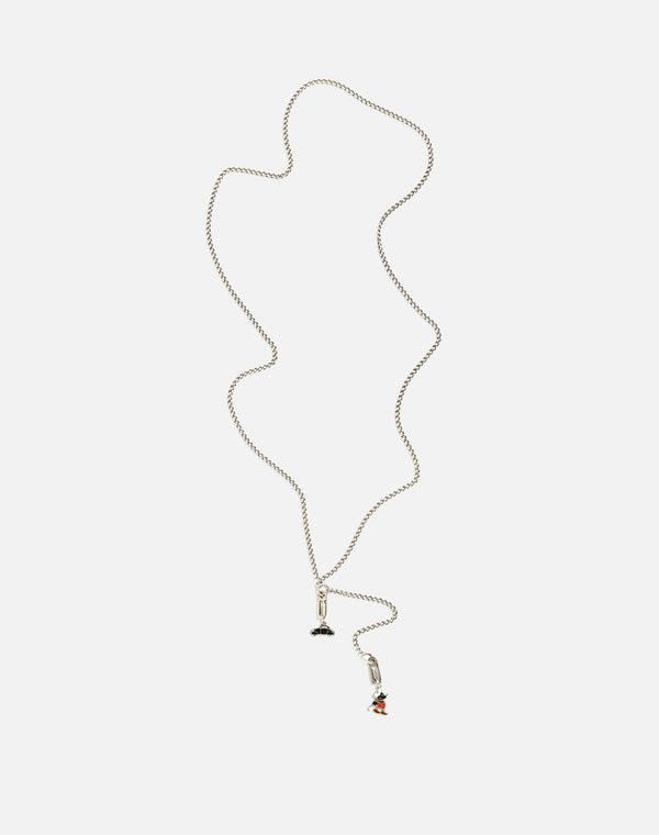 Re Done 50s Charm Sterling Necklace Silver