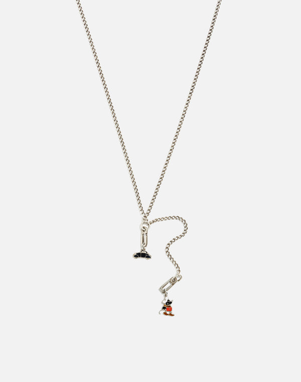 re done 50s Charm Sterling Necklace Silver