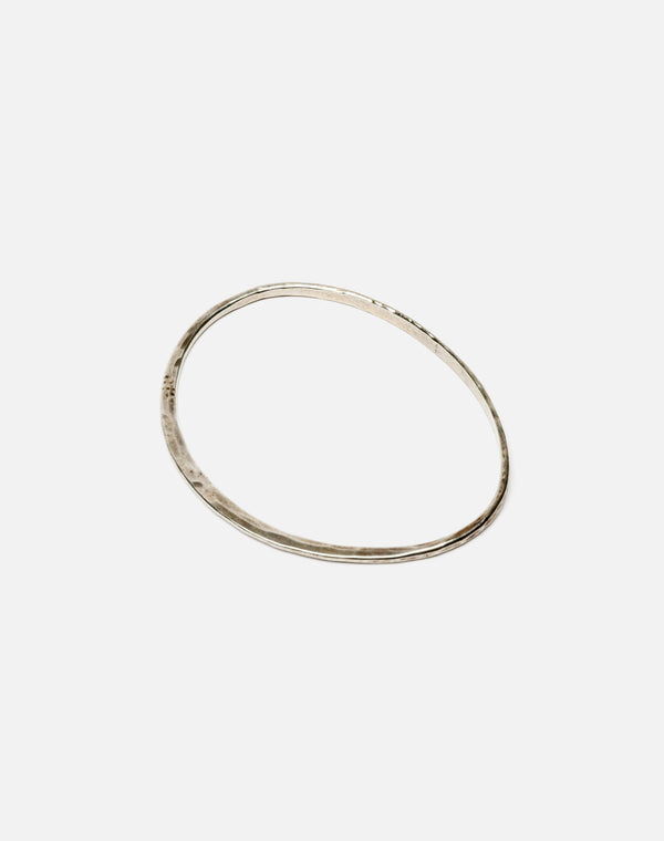 Re Done 50s Oblong Sterling Bangle Silver