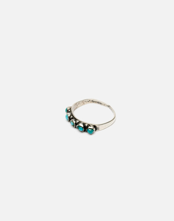 Re Done 50s Turquoise Zuni Ring Green