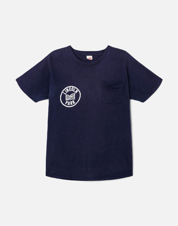 re done 60s Hanes Lincoln Park Tee Blue