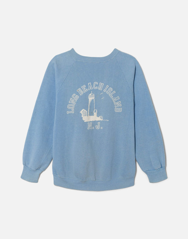 re done 60s Long Beach Island Sweatshirt Blue