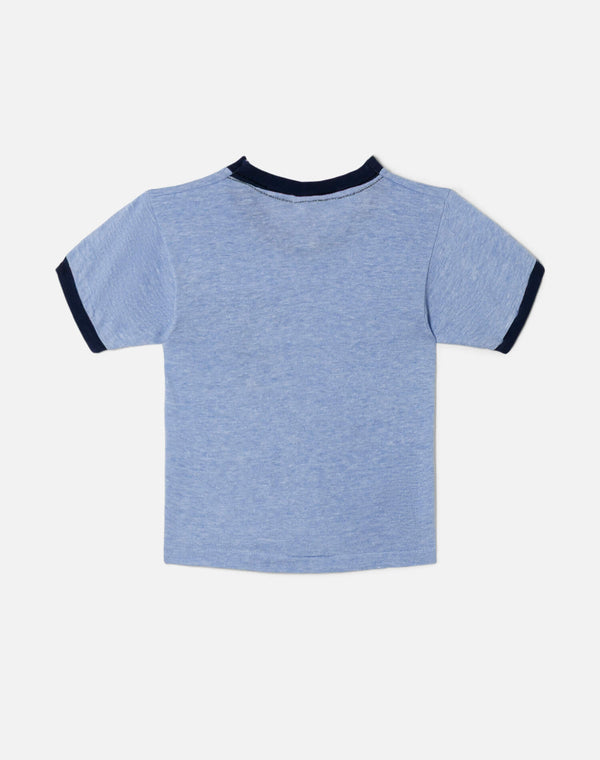 Re Done 60s Marmon Valley Ringer Tee Blue