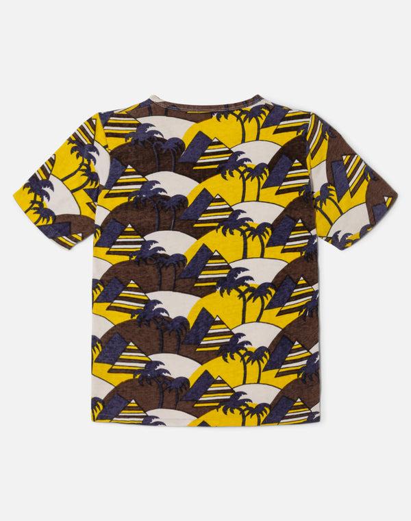 Re Done 60s Pyramids Tee Yellow