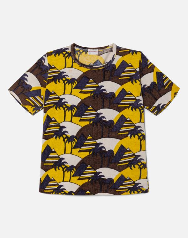 re done 60s Pyramids Tee Yellow
