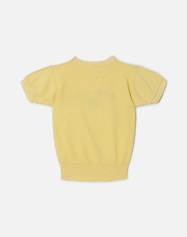Re Done 60s Terry Notre Dame Tee Yellow