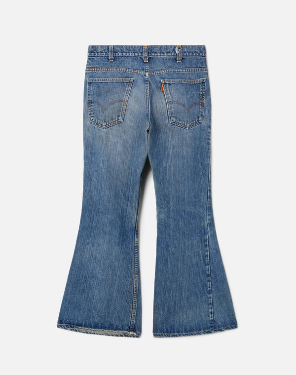 Re Done 70s Flare Orange Tab Levi's Indigo