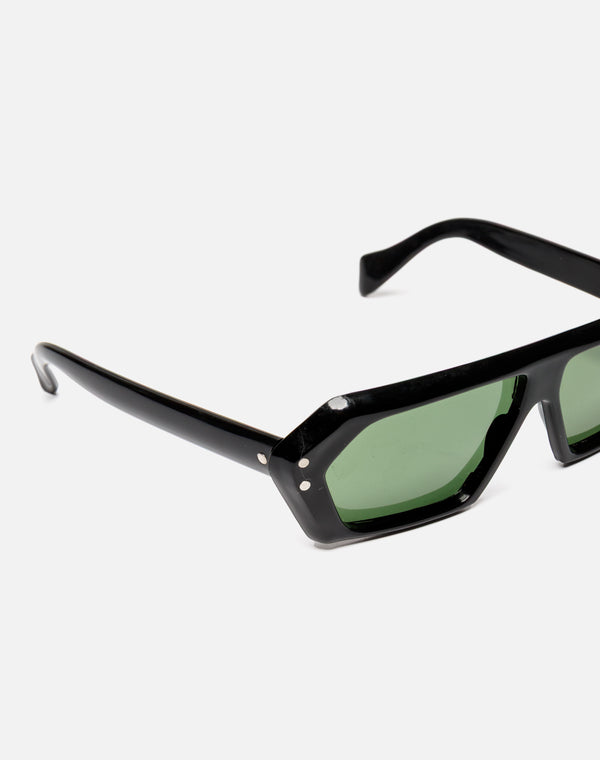 Re Done 70s Hex Frame Sunglasses Black